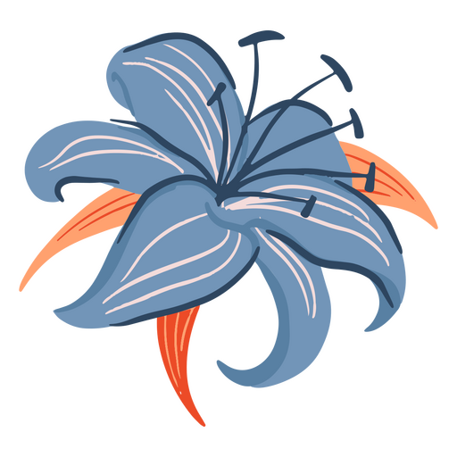 Ícone de natureza de pétalas de flores Desenho PNG