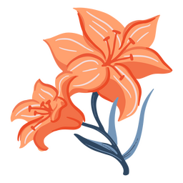 Ícone de natureza de pétalas de flores Desenho PNG