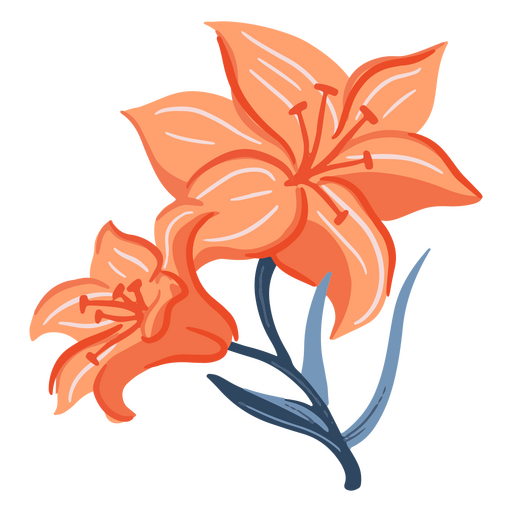 Ícone de natureza de pétalas de flores Desenho PNG