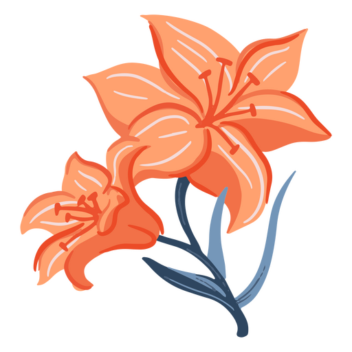 Icono de naturaleza de pétalos de flores Diseño PNG