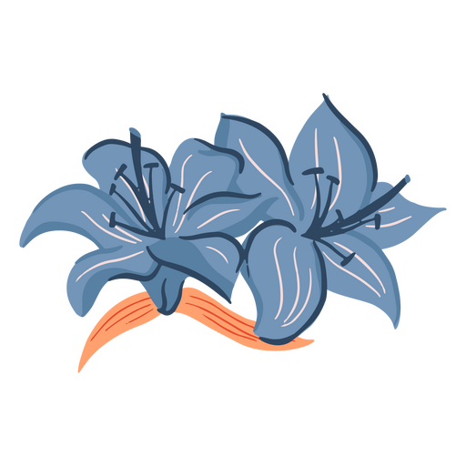 Ícone de pétalas de natureza de flores Desenho PNG