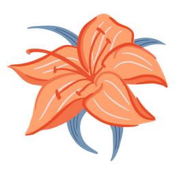 Ícone de natureza de pétalas delicadas de flores Transparent PNG