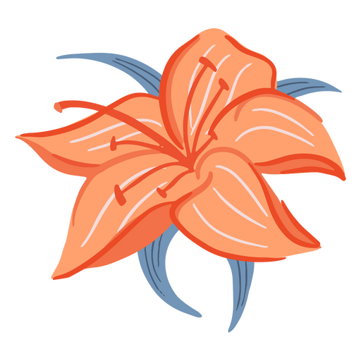 Flower delicate petals nature icon