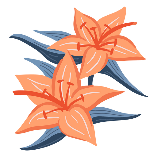 Icono de pétalos de flores delicadas Diseño PNG