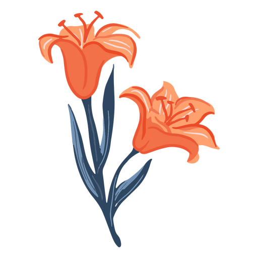 Icono de flores lindas Diseño PNG