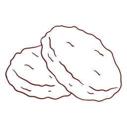 Golpe de comida de hamburguesas de carne Diseño PNG