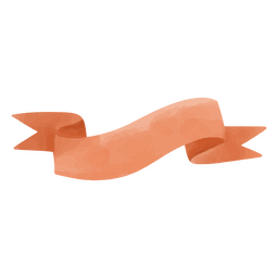 fita aquarela laranja Desenho PNG