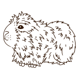 Curso de animal de estimação de cobaia Desenho PNG