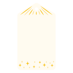 Elegante etiqueta de estrellas plana Diseño PNG