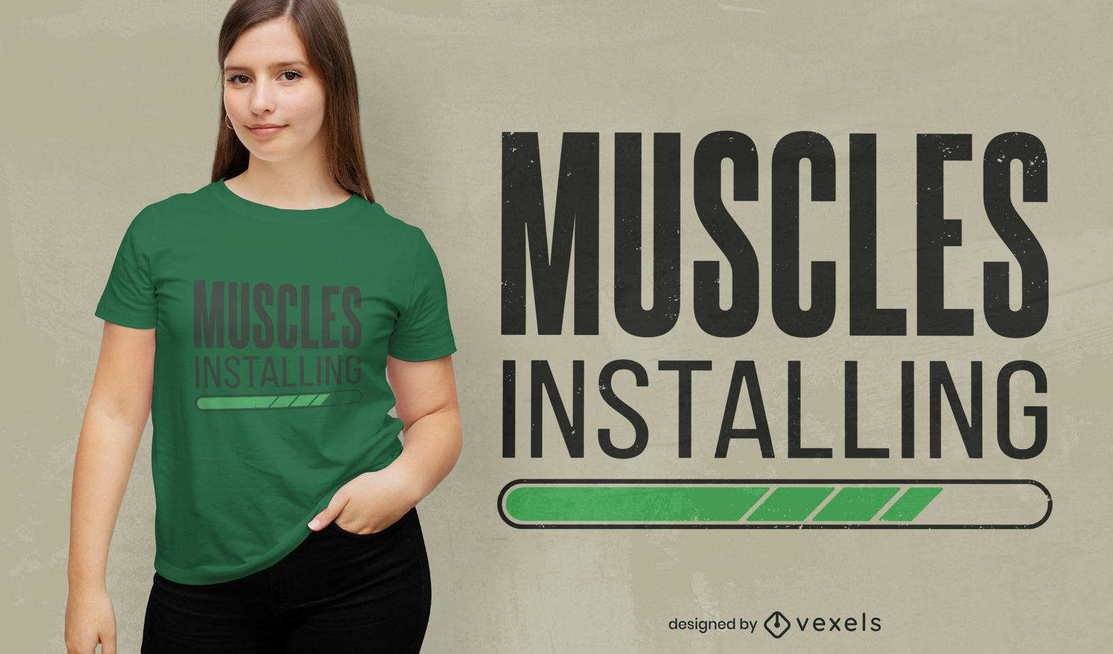 Muscles T Shirt Vector Designs & More Merch