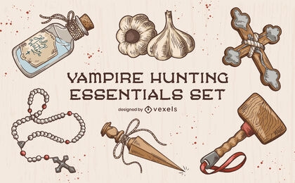 Vampire hunting essentials set