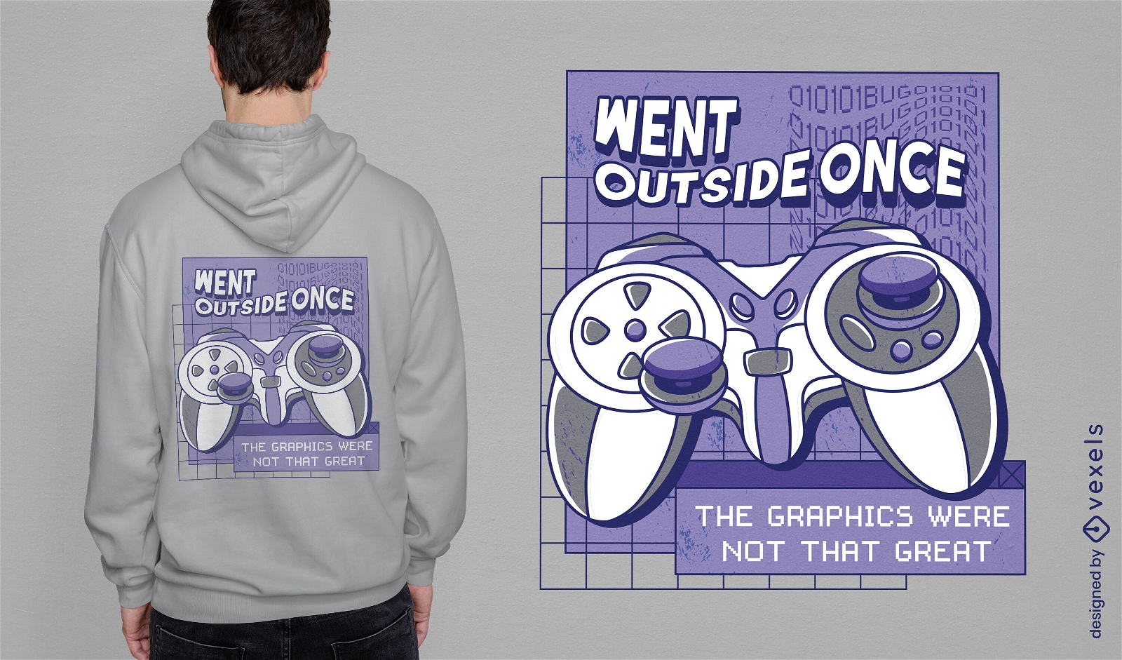 Lustiges Gamer-Zitat-T-Shirt-Design