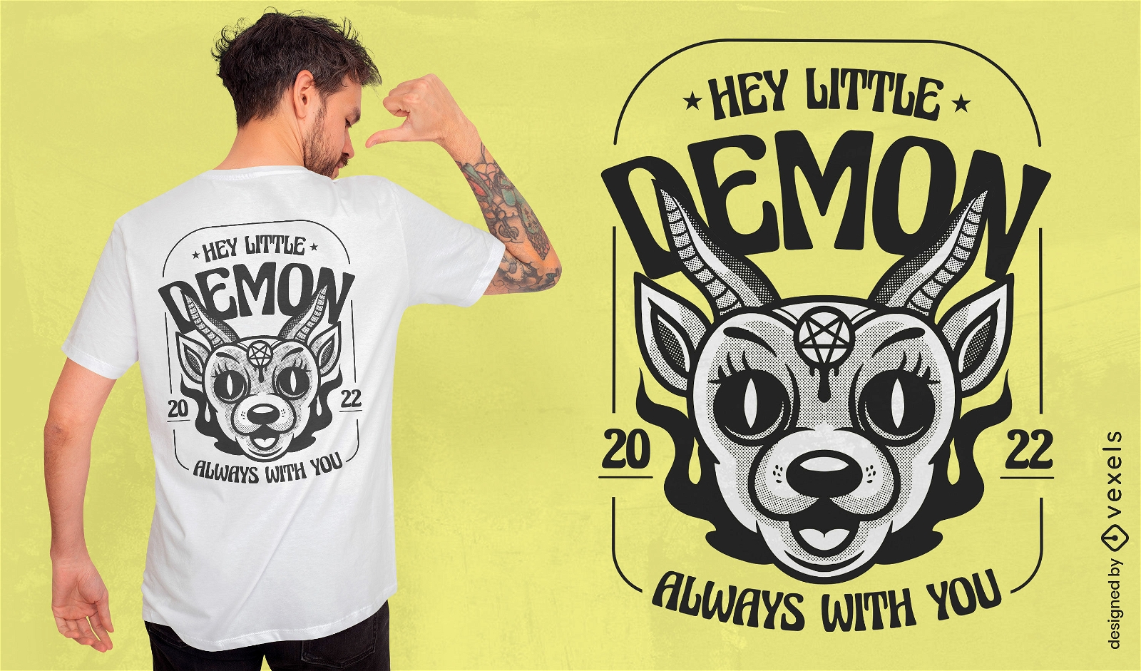 Little demon t-shirt design