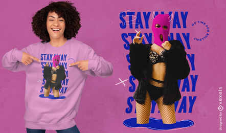 Fashion girl PSD t-shirt design