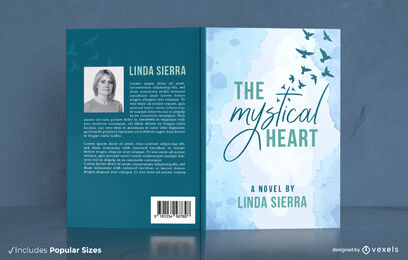 Liebesroman-Aquarell-Buchcover-Design