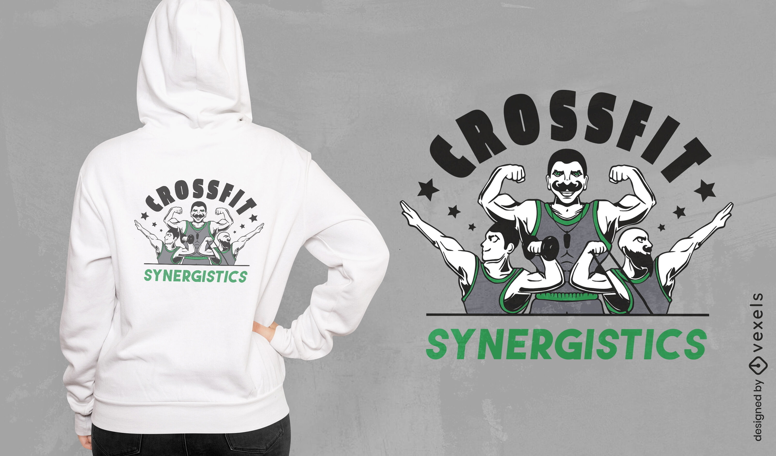 Diseño de camiseta de cita de hombres crossfit