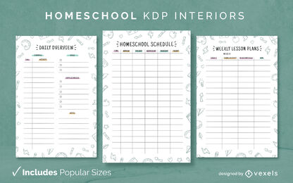 Homeschooling kdp Innenarchitekturseiten