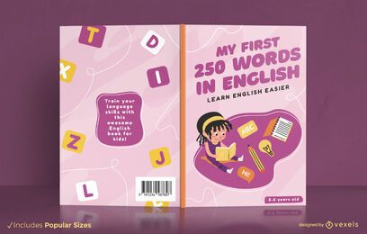 French to english dictionary book cover design