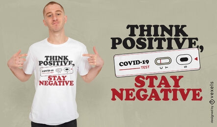 Covid-19 test quote t-shirt design