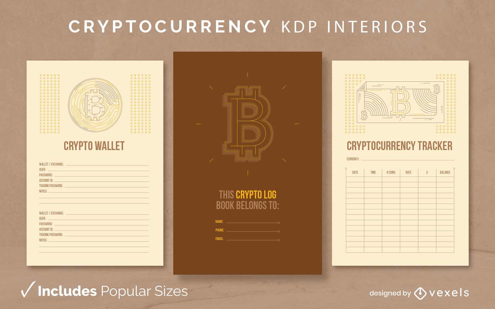 Modelo de Design de Rastreador de Criptomoedas KDP