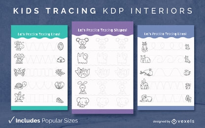 Trazado de formas para niños Diseño de interiores KDP
