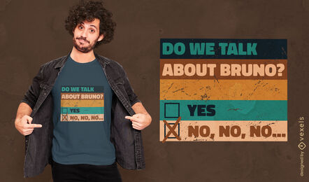 Design de camiseta com citação de paródia de filme engraçado