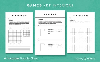 Traditional games KDP interior design
