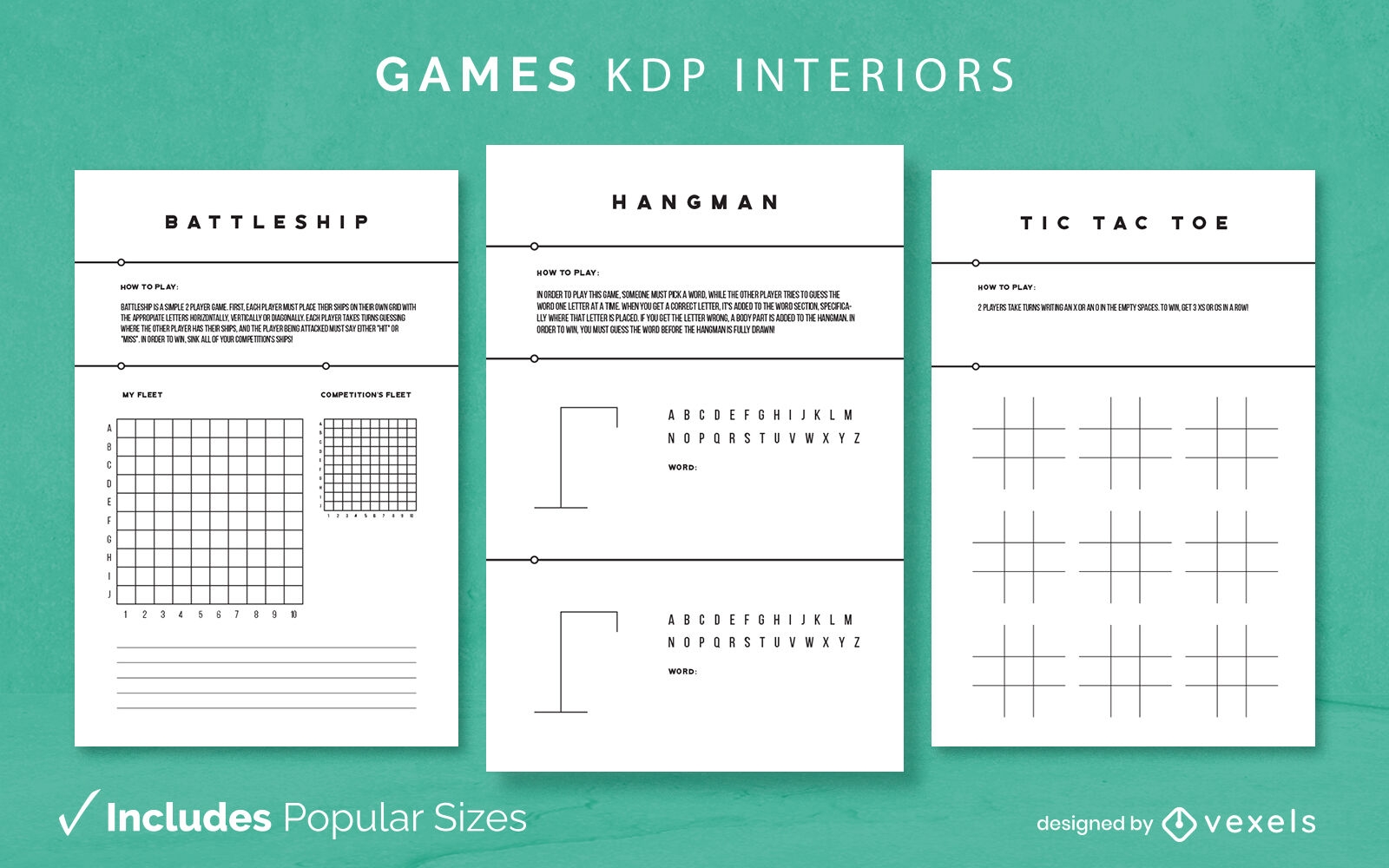 Traditional games KDP interior design