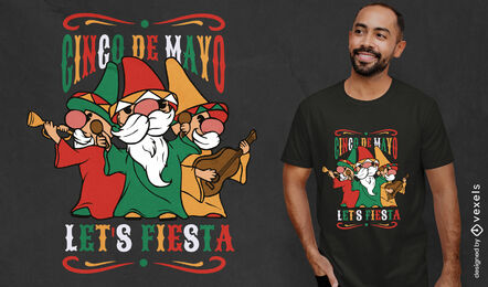 Cinco de Mayo-Musikband-T-Shirt-Design