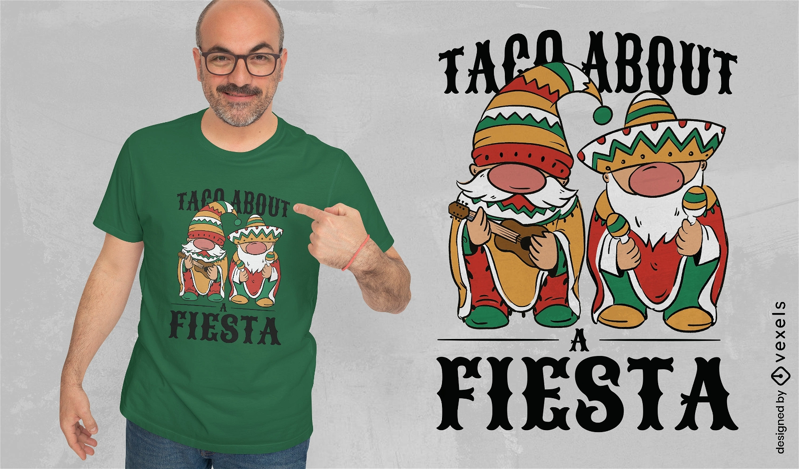 Design de camiseta de feriado mexicano de cinco de maio