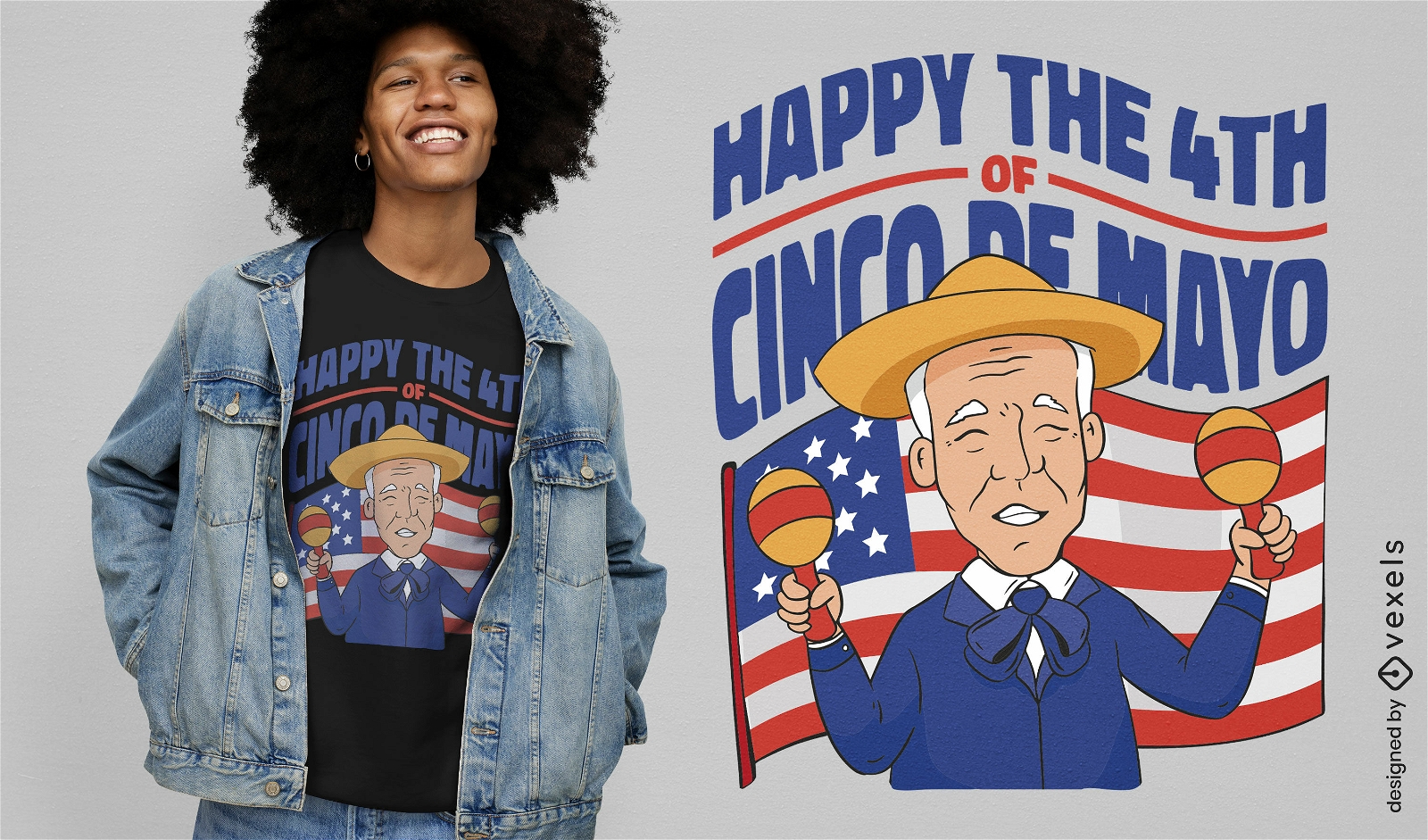 Joe Biden Cinco de Mayo t-shirt design