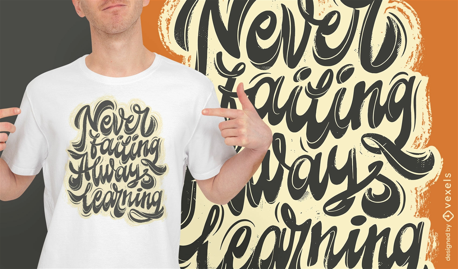 Aprendendo design de camiseta com citações de amor próprio