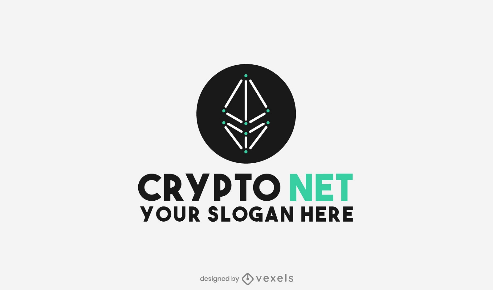 Design des Crypto Currency-Logos