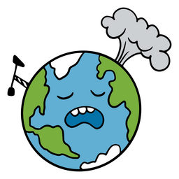 Diseño PNG Y SVG De Conciencia Del Día De La Tierra Animada. Para Camisetas Diseño PNG Y SVG De Conciencia Del Día De La Tierra Animada. Para Camisetas
