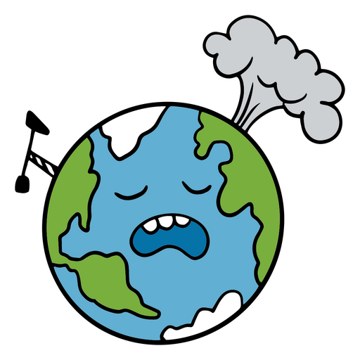 Earth day awareness animated PNG Design
