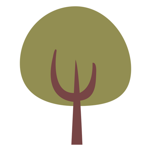 Simple tree drawing PNG Design