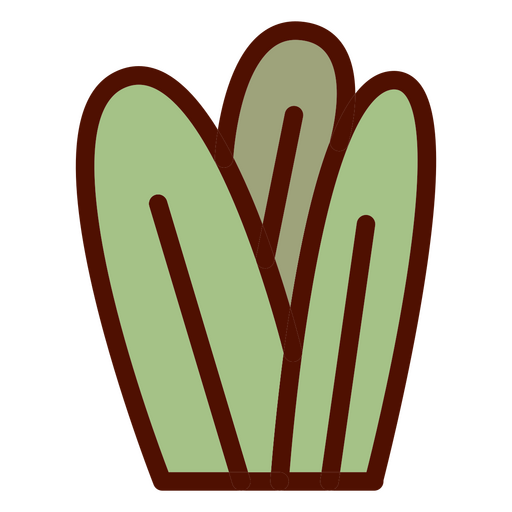 Ícone de planta verde Desenho PNG