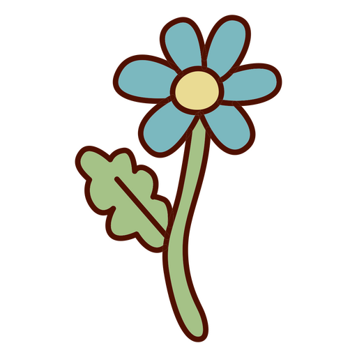 Blaue G?nsebl?mchenblume PNG-Design