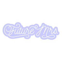 Future mister lettering PNG Design