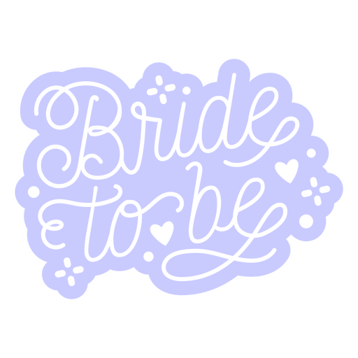 Braut-Zitat PNG-Design