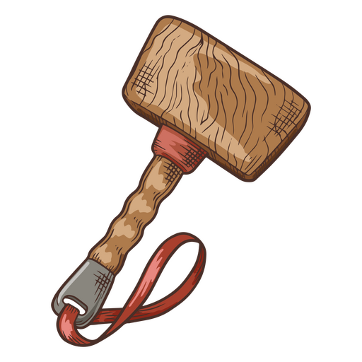Holzhammer-Illustration PNG-Design
