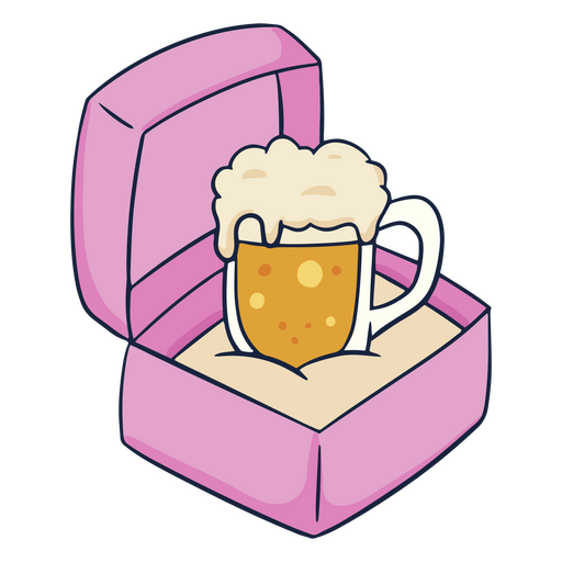Beer ring box icon