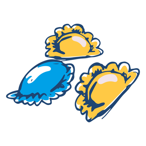 Empanada-Symbol für argentinisches Essen PNG-Design