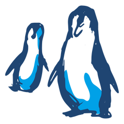 Argentinian penguins icon