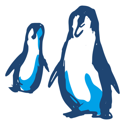 ícone de pinguins argentinos Desenho PNG