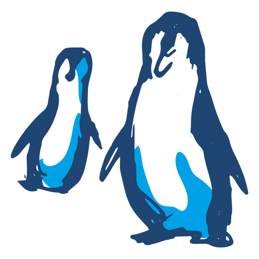 Ikone der argentinischen Pinguine PNG-Design