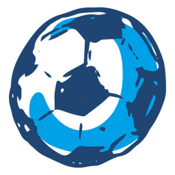 Icono de balón de fútbol argentino Diseño PNG