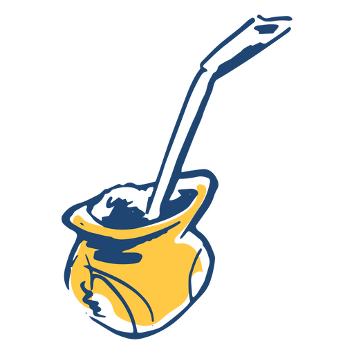 Argentinian mate drink icon PNG Design