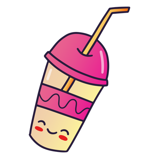 Kawaii Tasse für Frappe PNG-Design