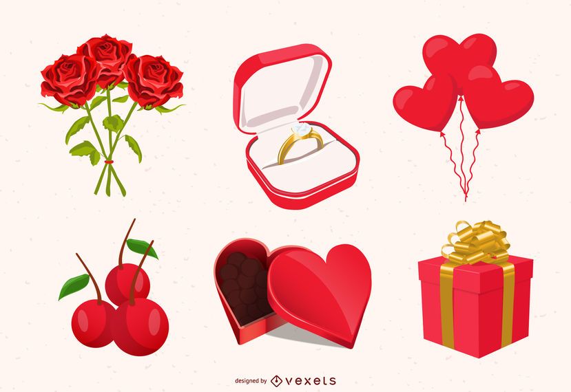 Valentine's Day Element Pack Valentine's Day Element Pack